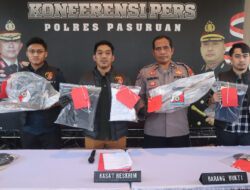 Gerak Cepat Polres Pasuruan Berhasil Amankan Gangster yang Viral di Medsos