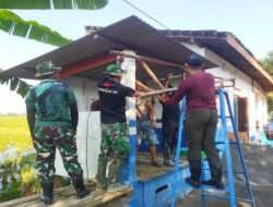 Satgas TMMD Ke-120 Kodim 0726/Sukoharjo Mulai Rehab Poskamling