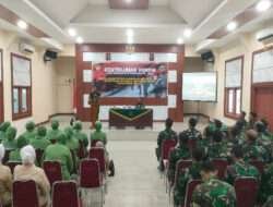 Gugah Kesadaran Hukum dan Tingkatkan Kedisiplinan, Anggota Kodim 0735/Surakarta Terima Penyuluhan Hukum dari Kumdam IV/Diponegoro