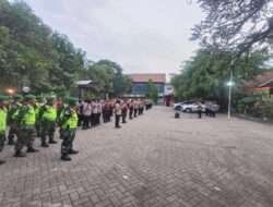 Cek Kesiapan Personil Pengamanan Pengajian Gus Iqdam, Polres Pasuruan Bersama Instansi Terkait Melaksanakan Apel Pengamanan