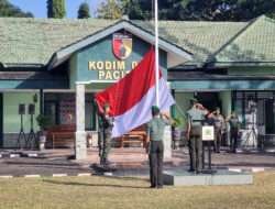 Peringati Harkitnas ke-116, Kodim 0801/Pacitan Gelar Upacara Bendera