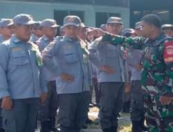 Ini yang Dilakukan Babinsa Jebres dalam Membentuk Karakter Linmas yang Handal