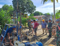 TMMD ke 120, Kodim 1307/Poso Dukung Pembuatan Sumur Bor Untuk Penuhi Kebutuan Air Bersih Bagi Warga