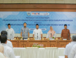 Komitmen Cegah Korupsi, Pemkab Gresik Lakukan Monitoring Centre for Prevention Dengan KPK RI