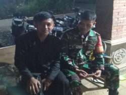 Babinsa Nogosari Bersinergi dengan Kawula Muda