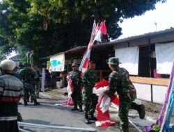 Koramil 02/Banjarsari Bersama Warga Laksanakan Kerja Bakti Penyiapan Tempat KBD Tahap IV