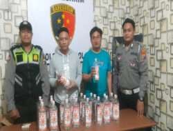 Operasi Cipta Kondisi, Polsek Gempol Sita Puluhan Botol Miras