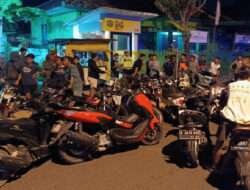 BALAP LIAR, Polisi Giring Puluhan Pemotor dengan Berjalan Kaki Ke Polres Pamekasan
