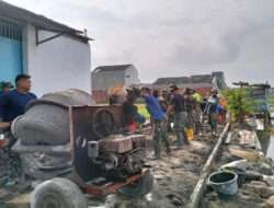 Memasuki Hari Ke-18, Satgas TMMD Ke-120 Kodim 0726/Sukoharjo Kebut Pengecoran Jalan