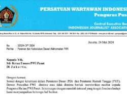 Dewan Penasehat PWI Pusat Kirim Surat Teguran kepada Ketua Umum PWI Pusat
