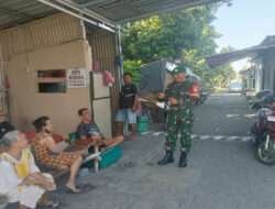 Jalin Silaturahmi dan Interaksi, Babinsa Koramil 05/Pasar Kliwon Rutin Sambang Warga