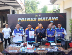 Polisi Amankan Tersangka Pungli Pembuatan Dokumen Kependudukan di Kabupaten Malang