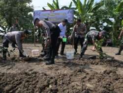 Satgas TMMD Reguler Ke-120 Kodim 0726/Sukoharjo Gelar Karya Bhakti Penghijauan dan Pembersihan pasar