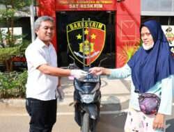 Emak-emak Senang, Motor yang Dicuri Maling Kembali Lagi: Terima Kasih Polres Pelabuhan Tanjung Perak
