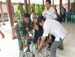 Satgas TMMD Juga Motivasi Penyandang Difabel dan Keluarganya