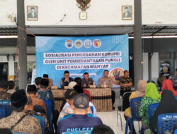 Polres Gresik Hadiri Sosialisasi Saber Pungli di Pendopo Kecamatan Manyar