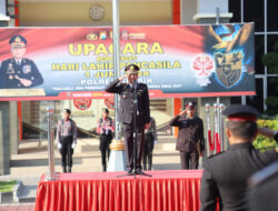 Polres Gresik Gelar Upacara Hari Lahir Pancasila 2024