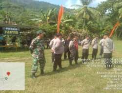 Babinsa Koramil 0801/07 Ngadirojo Lakukan Pengamanan Tes Calon Warga Baru PSHT