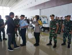 Penyambutan Kedatangan Bapak KASAD di Bandara YIA Kulon Progo