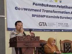 Tingkatkan Kemampuan Bidhumas Polda Jatim Gelar Pelatihan Goverment Transformation Academy