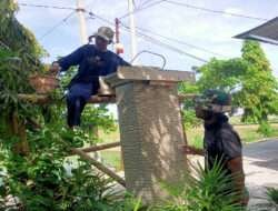 Perehaban Masjid Abdul Karim Muhammad Al Jabry Dukuh Pabrik dilanjutkan Pembuatan Pagar
