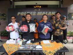 Polres Malang Berhasil Bongkar Peredaran Narkoba Jaringan Lapas, 2 Kilogram Ganja Disita