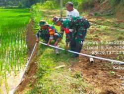 Optimalkan Sistem Pompanisasi, Babinsa Koramil 0801/08 Tulakan Berharap Indeks Tanaman Padi Meningkat