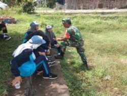 Babinsa Tanamkan Nilai Kebangsaan Sejak Dini