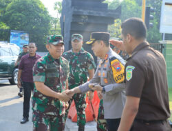 Kapolres Gresik Hadiri Kunjungan Pangdam V/Brw di Makodim 0817/Gresik