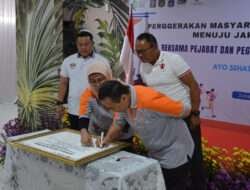 Rutan Kelas I Jakarta Pusat Sepakati Komitmen Bersama Suku Dinas Kesehatan Jakarta Pusat dalam GERMAS