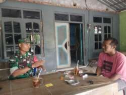 Jalin Komunikasi Efektif Babinsa dan Tokoh Masyarakat