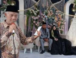 Biasakan Wudlu sebelum Kumpul Sama Istri!, Pesan Kiai Dawam di Resepsi Pernikahan Alumninya
