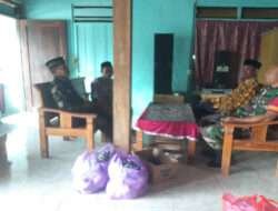 Imbauan Babinsa Agar Warga Tidak Membakar Sampah Sembarangan