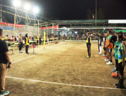 Dandim Kulon Progo Hadiri Pembukaan Turnamen Bola Volly Kapolres Cup