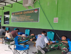 Memperingati HUT Kodam XIII/Merdeka ke-66 Tahun 2024, Kodim 1307/Poso Gelar Kegiatan Donor Darah