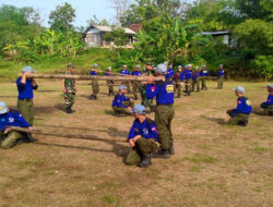 Membangun Keterampilan dan Semangat Patriotisme Babinsa Latih Ketarunaan Siswa SMK