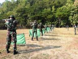 Prajurit Kodim 0731/Kulon Progo Asah Kemampuan Menembak