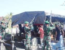 Kodim 0731/Kulon Progo Laksanakan Upacara Pemakaman Secara MiliterAlmarhum Kopka (Purn) Sarmin