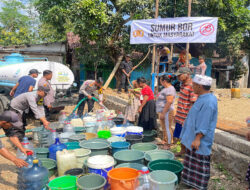 Kado Hari Bhayangkara ke – 78 Polres Jember Bangun Sumur Bor Bantu 125 KK Warga Atasi Dampak Kekeringan