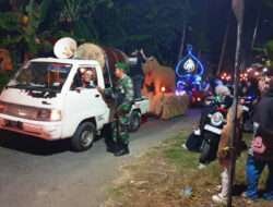 Babinsa Jajaran Kodim 0731/Kulon Progo Pemantauan WilayahPada Malam Idul Adha 1445 H / 2024 M