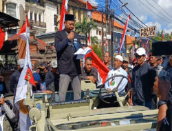 Unjuk Rasa di Polda Bali, Aliansi Kebhinekaan Tuntut AWK di Tangkap dan Diproses Sesuai Dengan Hukum yang Berlaku