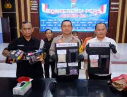 Polres Blitar Kota Berhasil Ungkap Kasus Peredaran Sabu dan Ekstasi Senilai 1,5 M