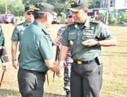 Kunjungan Ke Wilayah Kodim 0802/Ponorogo, Dandim 0802/Ponorogo Sambut Pangdam V/Brawijaya dan Kapolda Jatim