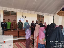 Monitoring Penjaringan Calon Perangkat Kepala Dusun, Ini Harapan Babinsa Koramil 0801/06 Bandar