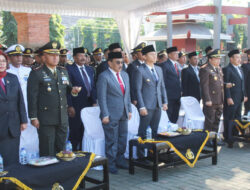 Dandim 0806/Trenggalek dan Forkopimda Hadiri Upacara Peringatan HUT Bhayangkara Ke-78