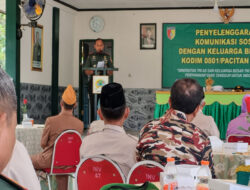 Kodim 0801/Pacitan Gelar Komsos bersama keluarga besar TNI, Ini Kata Dandim