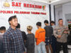 TIM Gabungan Polres Tanjung Perak Amankan 6 Remaja Kelompok Gangster Team Error Surabaya (TES)