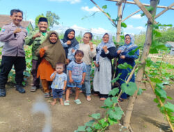 Paguyuban Perempuan Gandeng Kanit Binmas dan Perhutani untuk Memaksimalkan Lahan Sayur Menjelang HUT RI ke 79 Tahun 2024