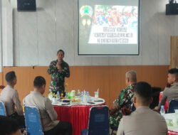 Dandim Ngawi Sambut Kunjungan Taruna Taruni Akpol 2024 di Makodim Ngawi