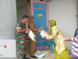 Pastikan Bantuan Tepat Sasaran, Babinsa 080/09 Sudimoro Dampingi Penyaluran Beras